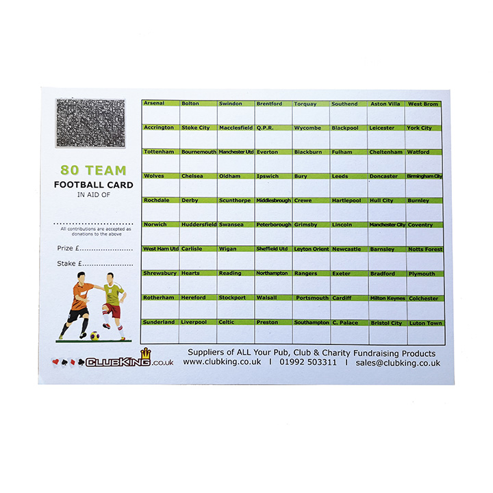 80 Team Football Cards